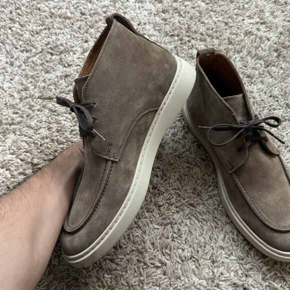 Allen Edmonds Harris Chukka Boots Lace Up Leather Suede Sneakers Men’s Size 8 D main image 9